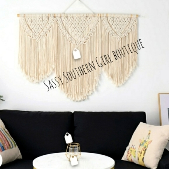 🆕⭐Boho huge wall macrame decor - Picture 1 of 9